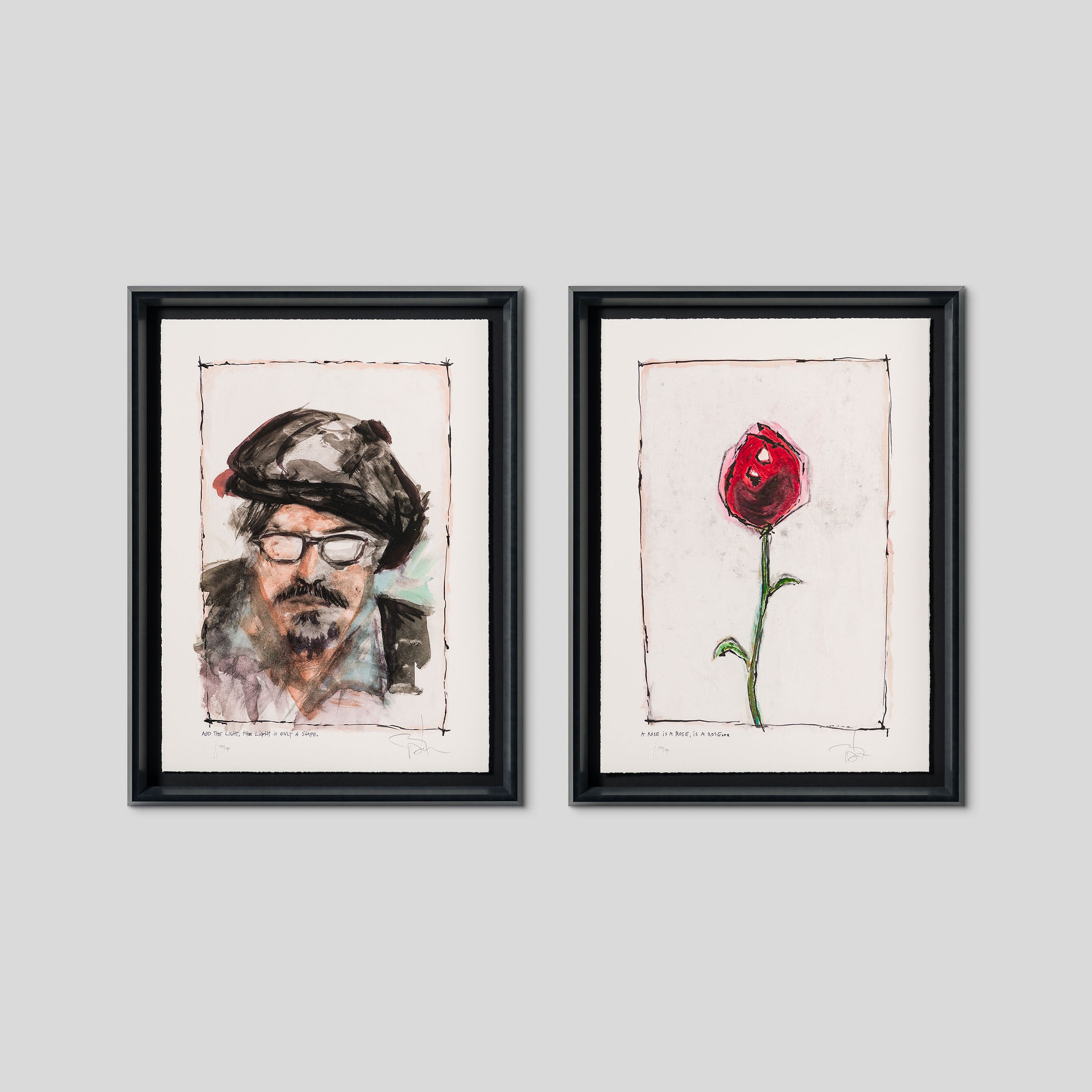 Let The Light In | Framed Set of Two